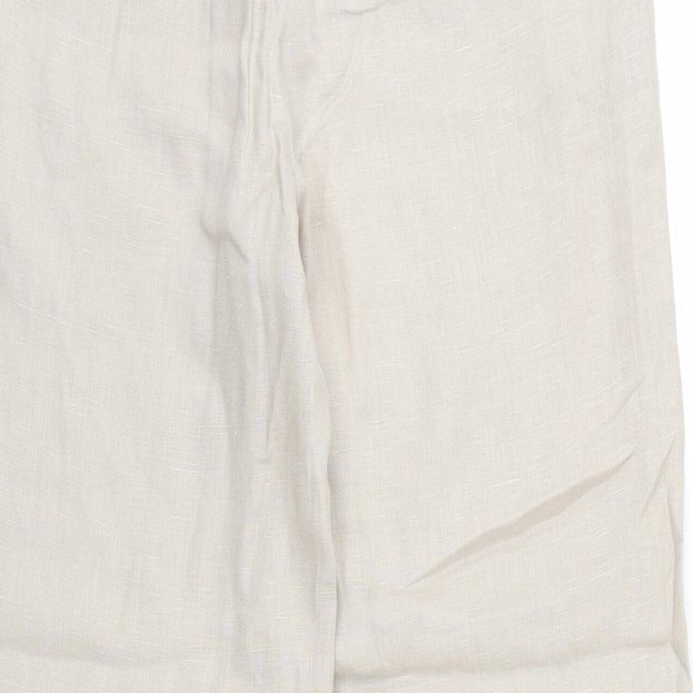 Wallis Womens Brown Trousers Size 12 L31 in