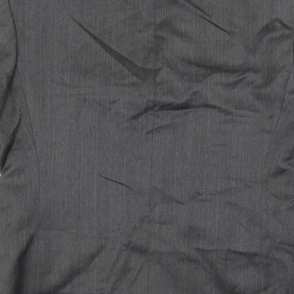 Principles Mens Grey Striped Jacket Suit Jacket