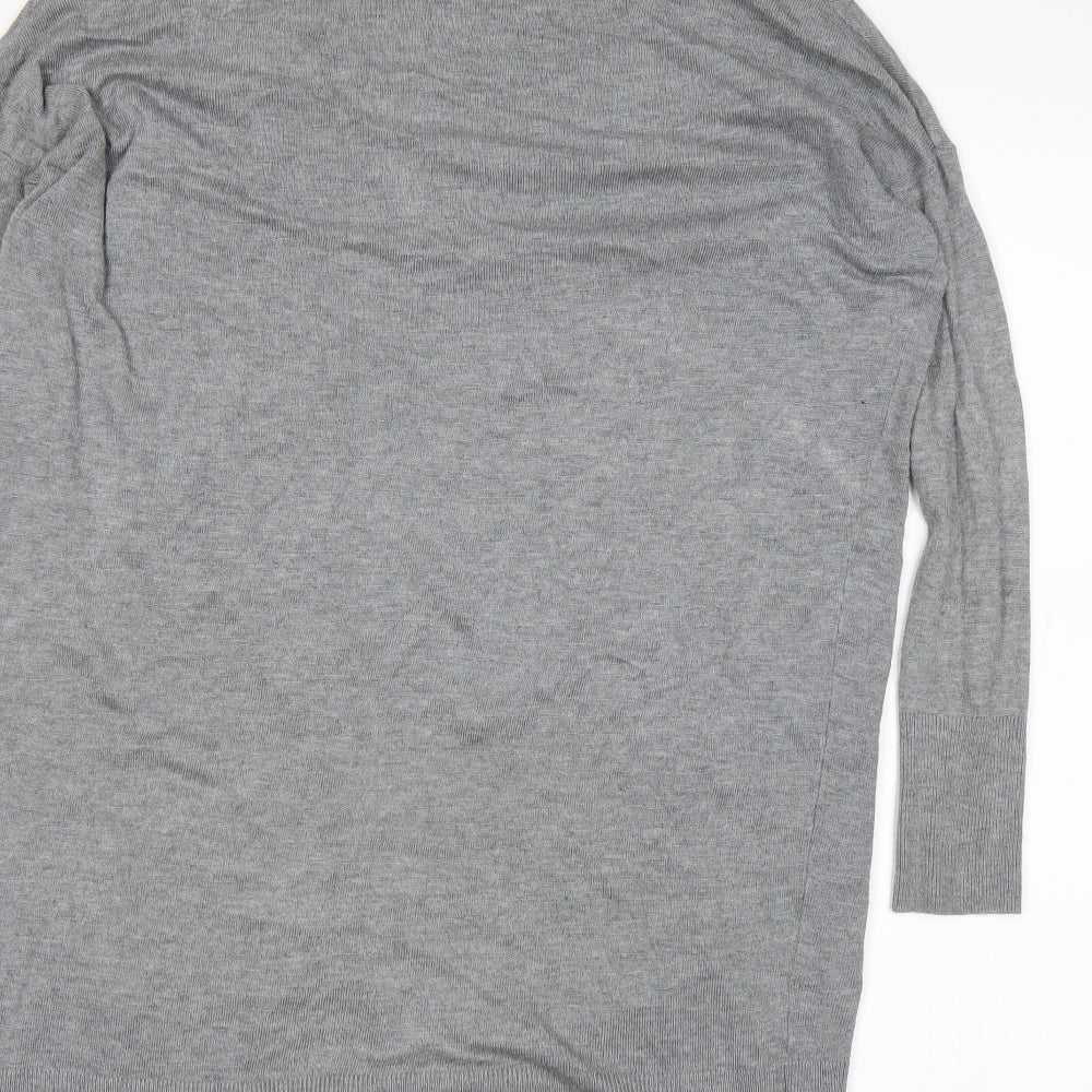 Primark Womens Grey Cardigan Jumper Size 6