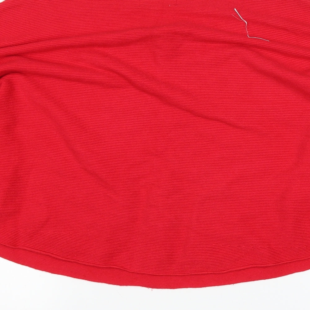 Aricot Womens Red Pullover Jumper Size 12