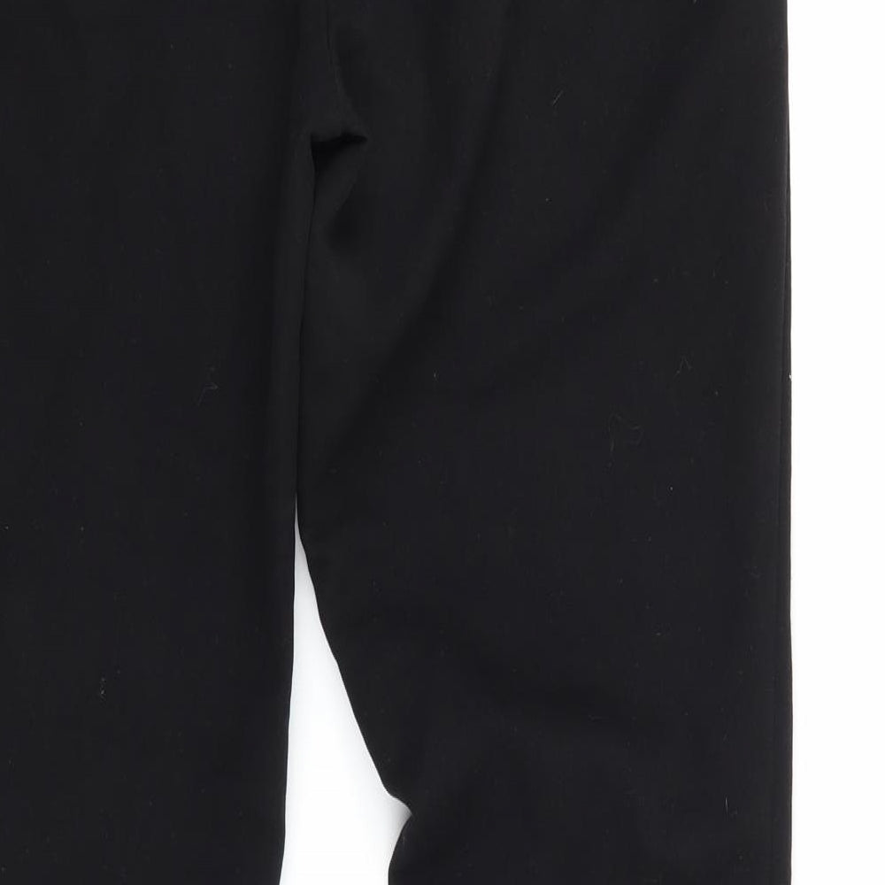 Papaya Womens Black Trousers Size 10 L27 in