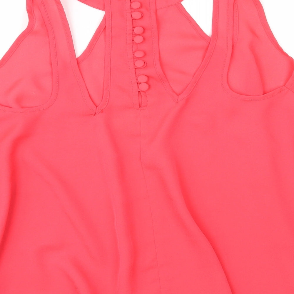 ASOS Womens Pink Basic Blouse Size 10