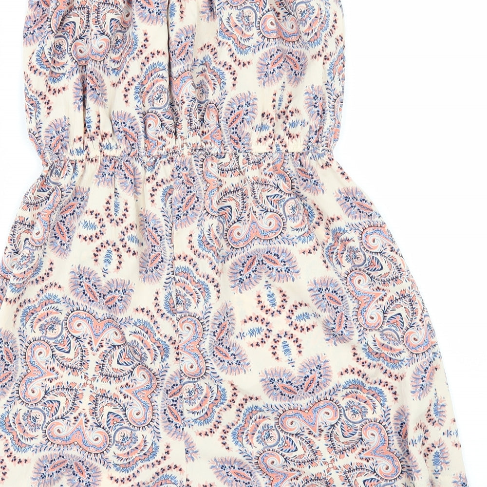 Primark Womens Pink Geometric Playsuit One-Piece