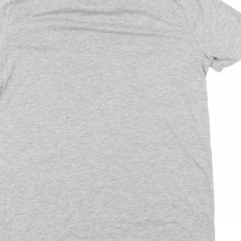 Boohoo Man Womens Grey Basic T-Shirt Size S