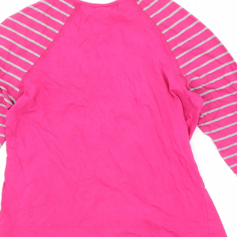 George Girls Pink Solid Top Pyjama Top Size 13-14 Years - MINNIE MOUSE
