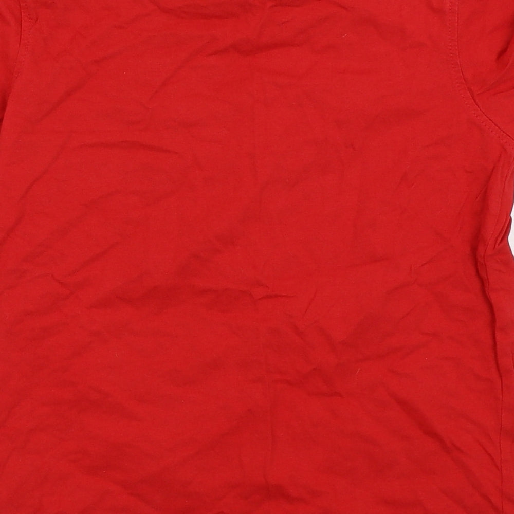 Asda George Boys Purple Basic T-Shirt Size 3-4 Years