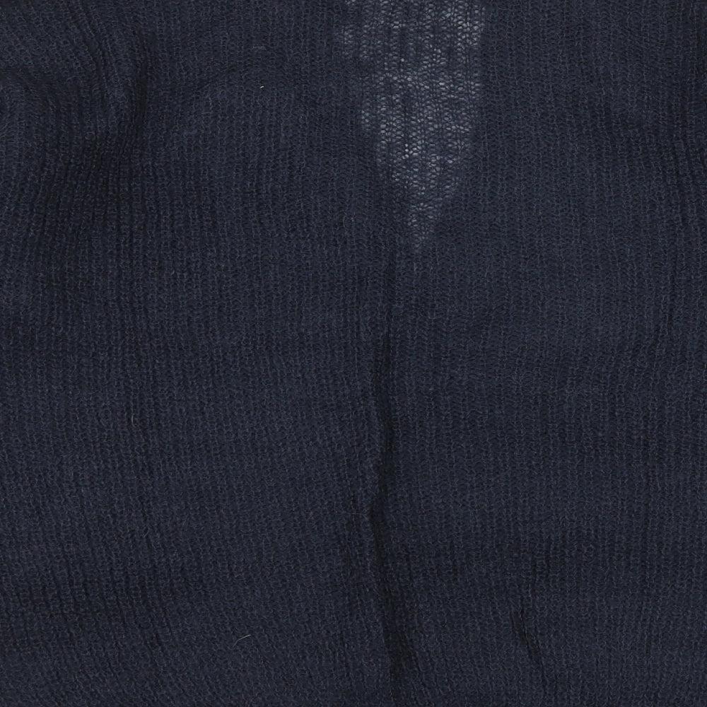 H&M Womens Blue Knit Pullover Jumper Size XS