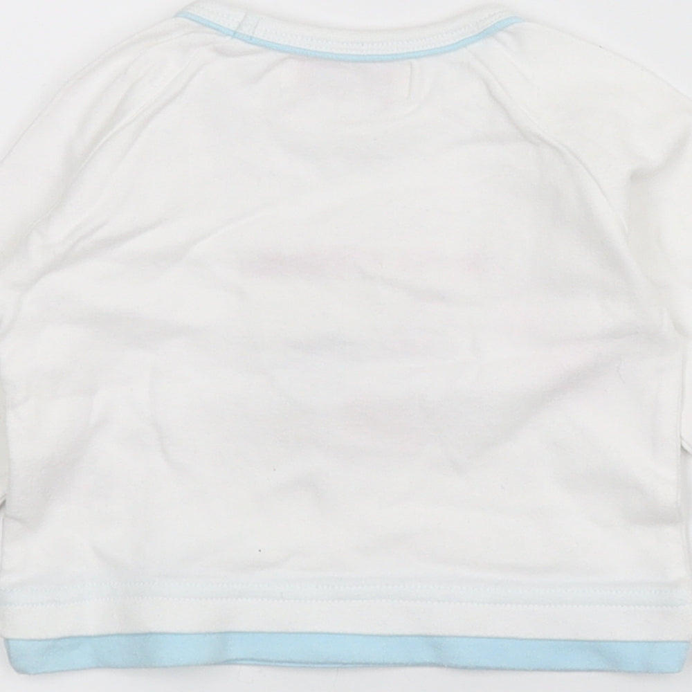Early days Girls White Basic T-Shirt Size 3-6 Months