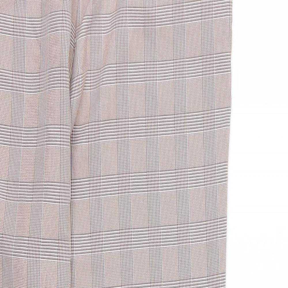 Retro & Icone Womens Red Striped Rayon Trousers Size L L26 in