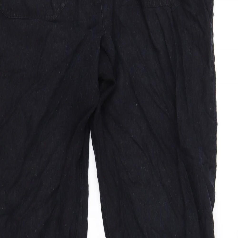 Papaya Womens Black Sweatpants Trousers Size 16 L30 in