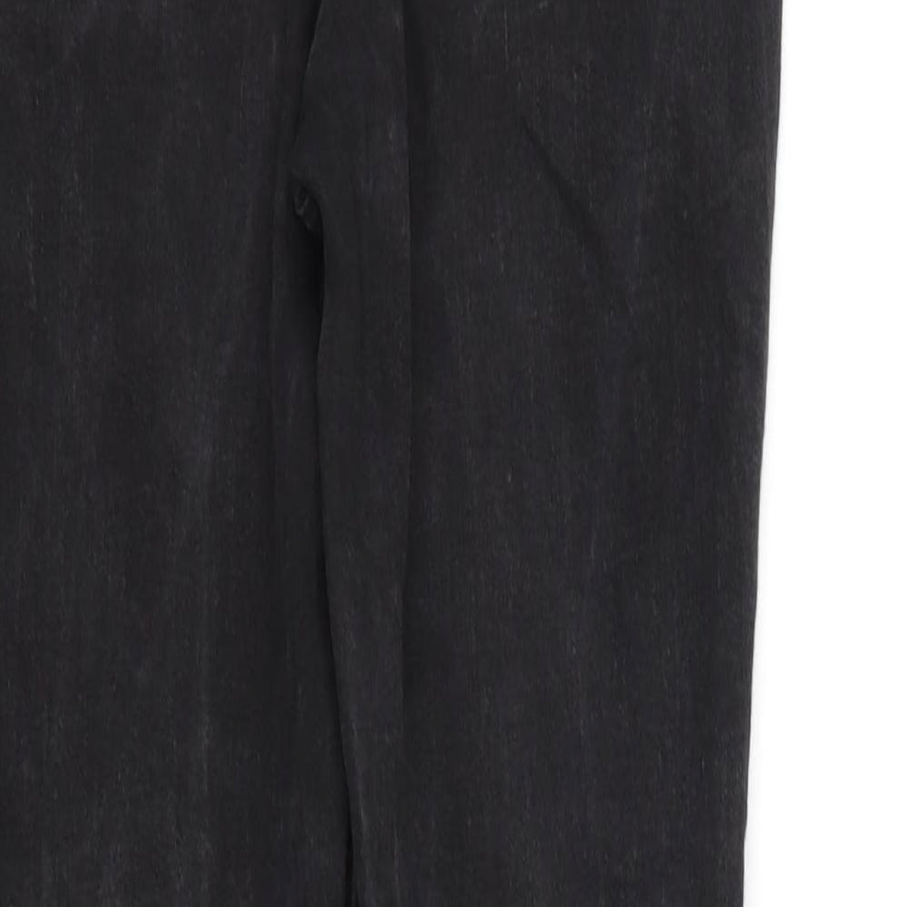 pre worn Womens Black Straight Jeans Size S L30 in