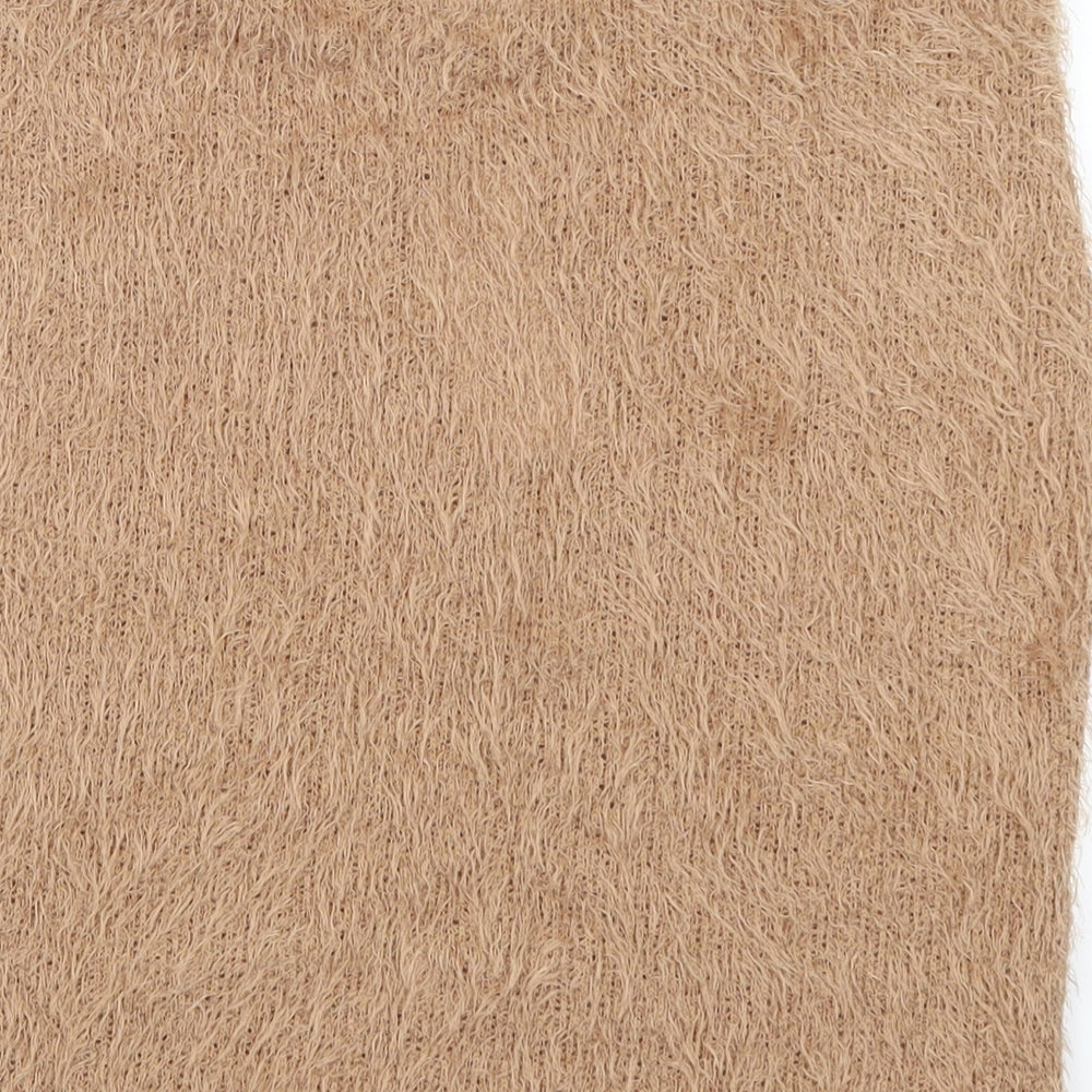 Carpe Diem Womens Brown Straight & Pencil Skirt Size L