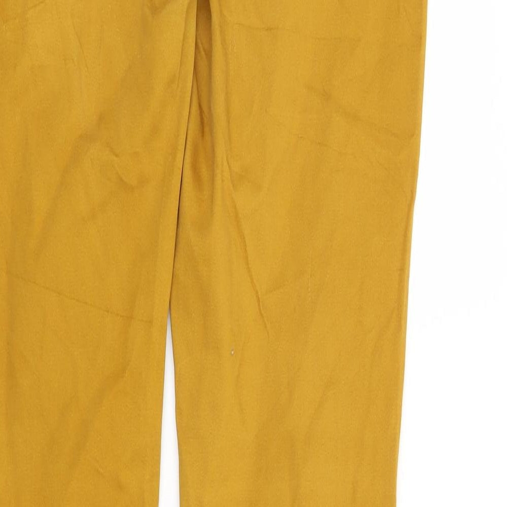 Preworn Womens Yellow Straight Jeans Size 32 L29 in