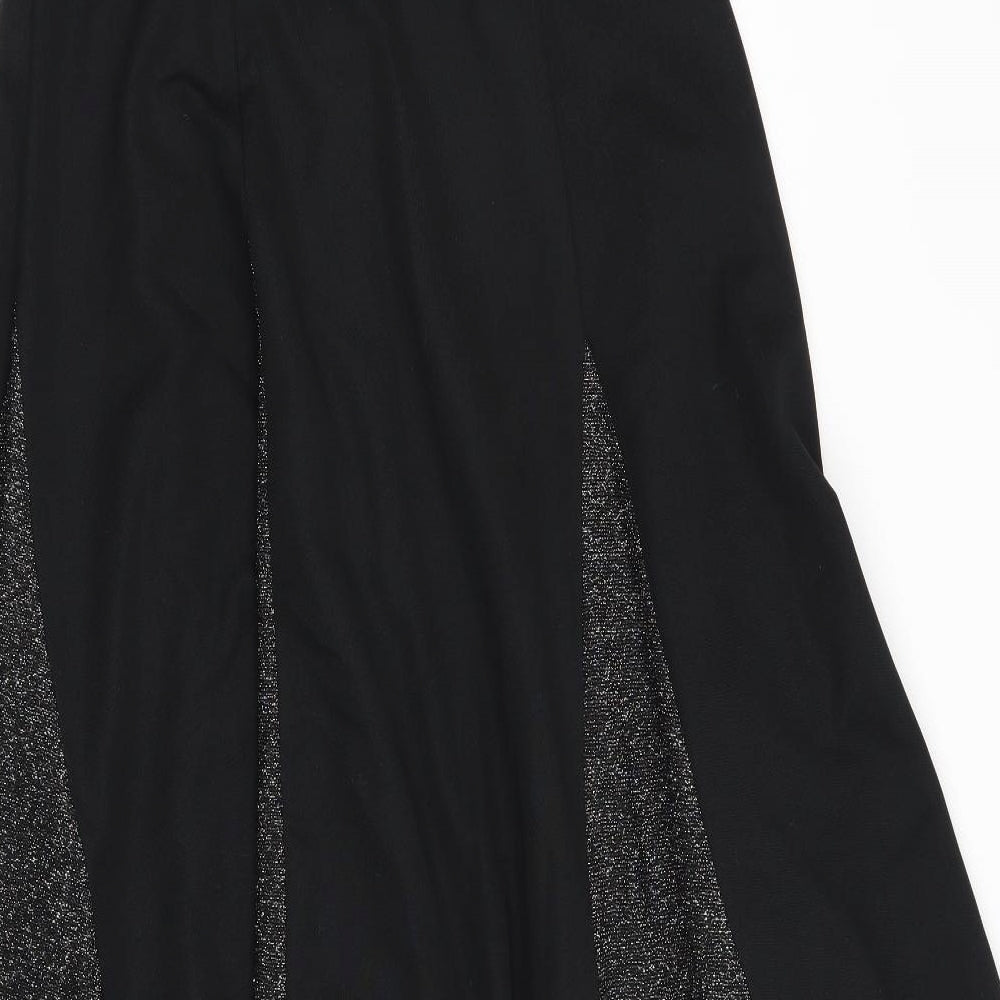 Preworn Womens Black A-Line Skirt Size 30 in