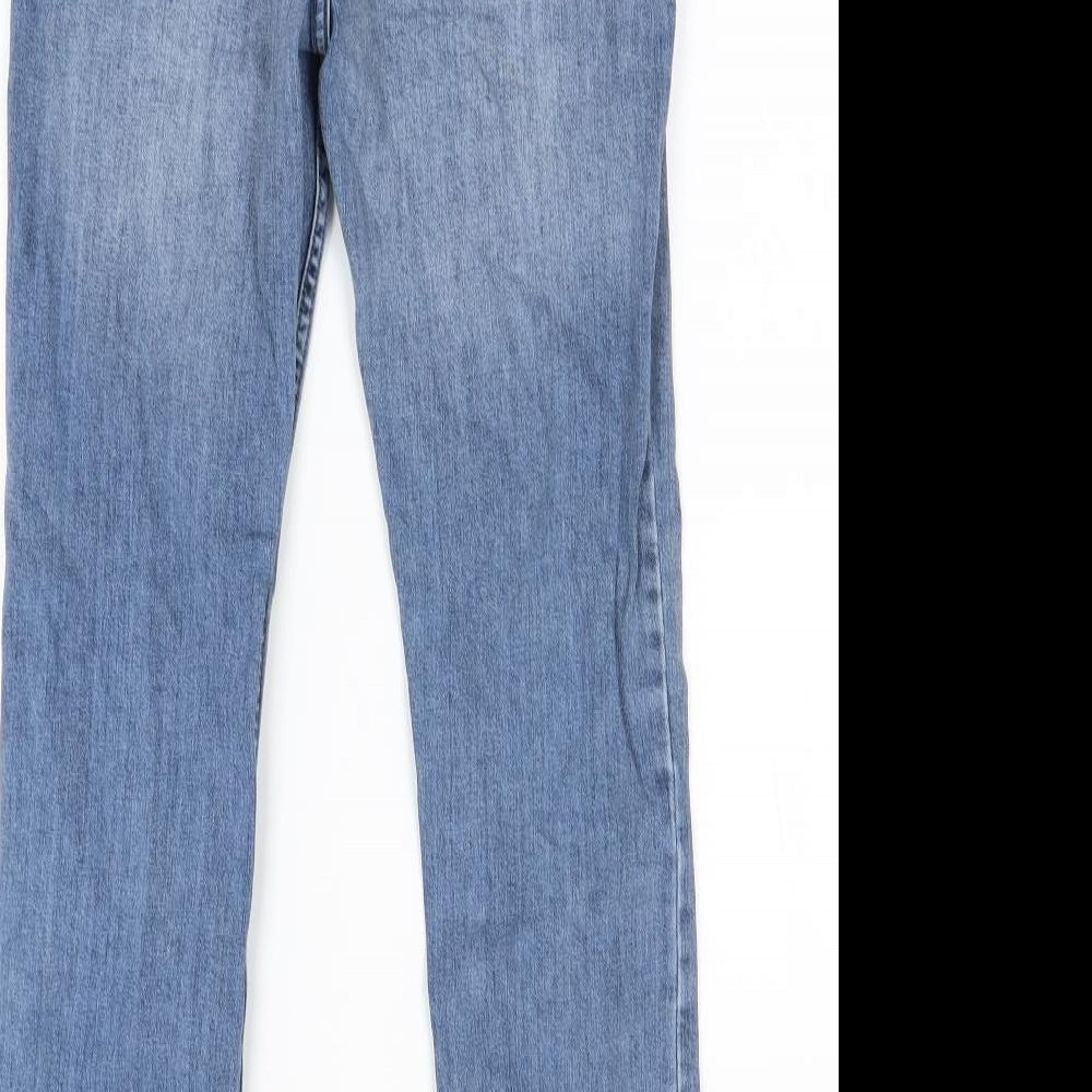Topshop Womens Blue Skinny Jeans Size 25 in L28 in