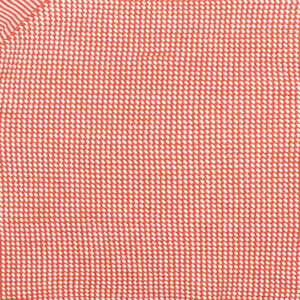 Marks and Spencer Womens Orange Polka Dot Pullover Jumper Size 14