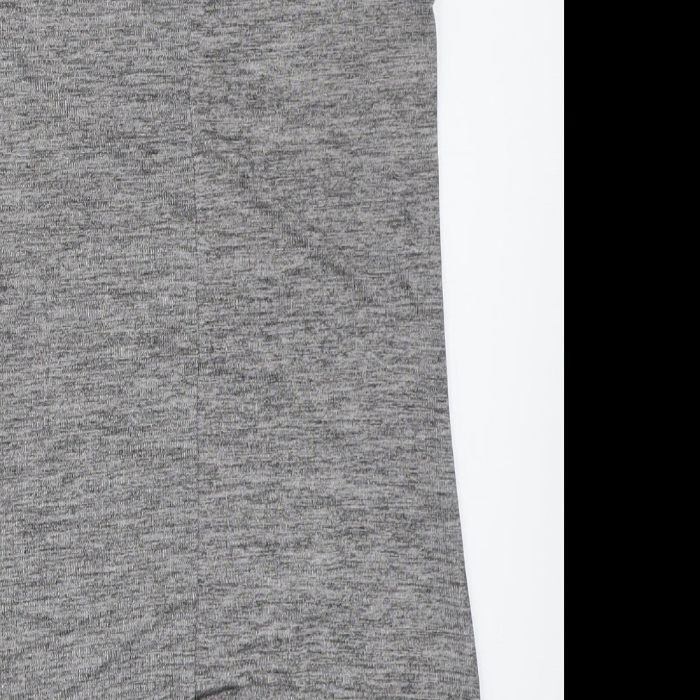 First and I Womens Grey Basic Tank Size S