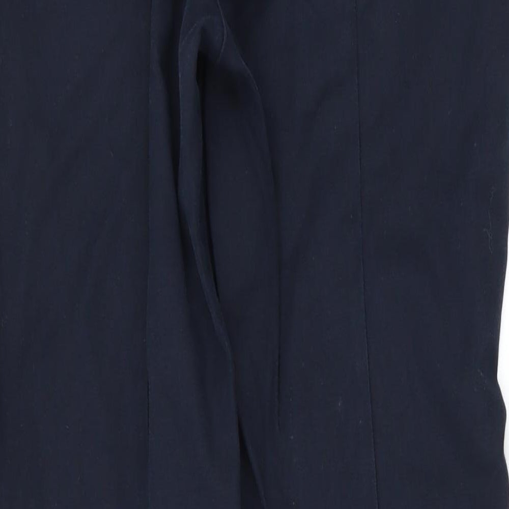 Oasis Womens Blue Trousers Size 10 L27 in
