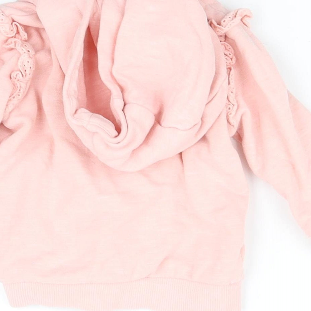 pre worn Pink Ikat Jacket Coat Size 0-3 Months