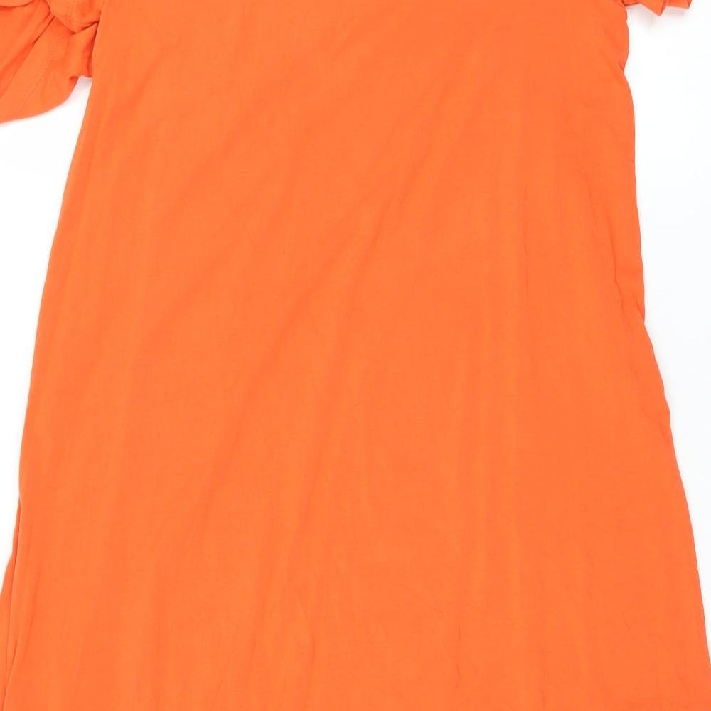 Sainsburys Womens Orange T-Shirt Dress Size 8