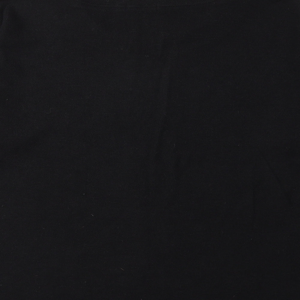 South Lodge Womens Black Knit Pullover Jumper Size M