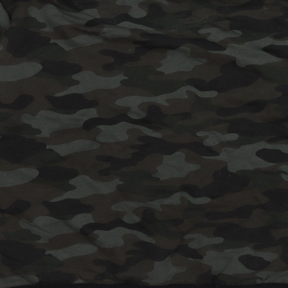 Twisted Soul Mens Green Camouflage Pullover Sweatshirt Size XL