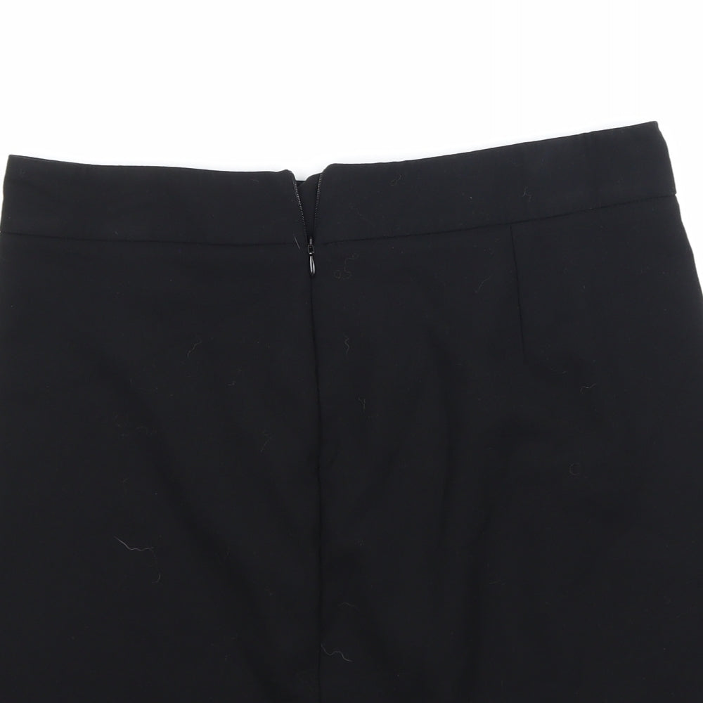 Preworn Womens Black A-Line Skirt