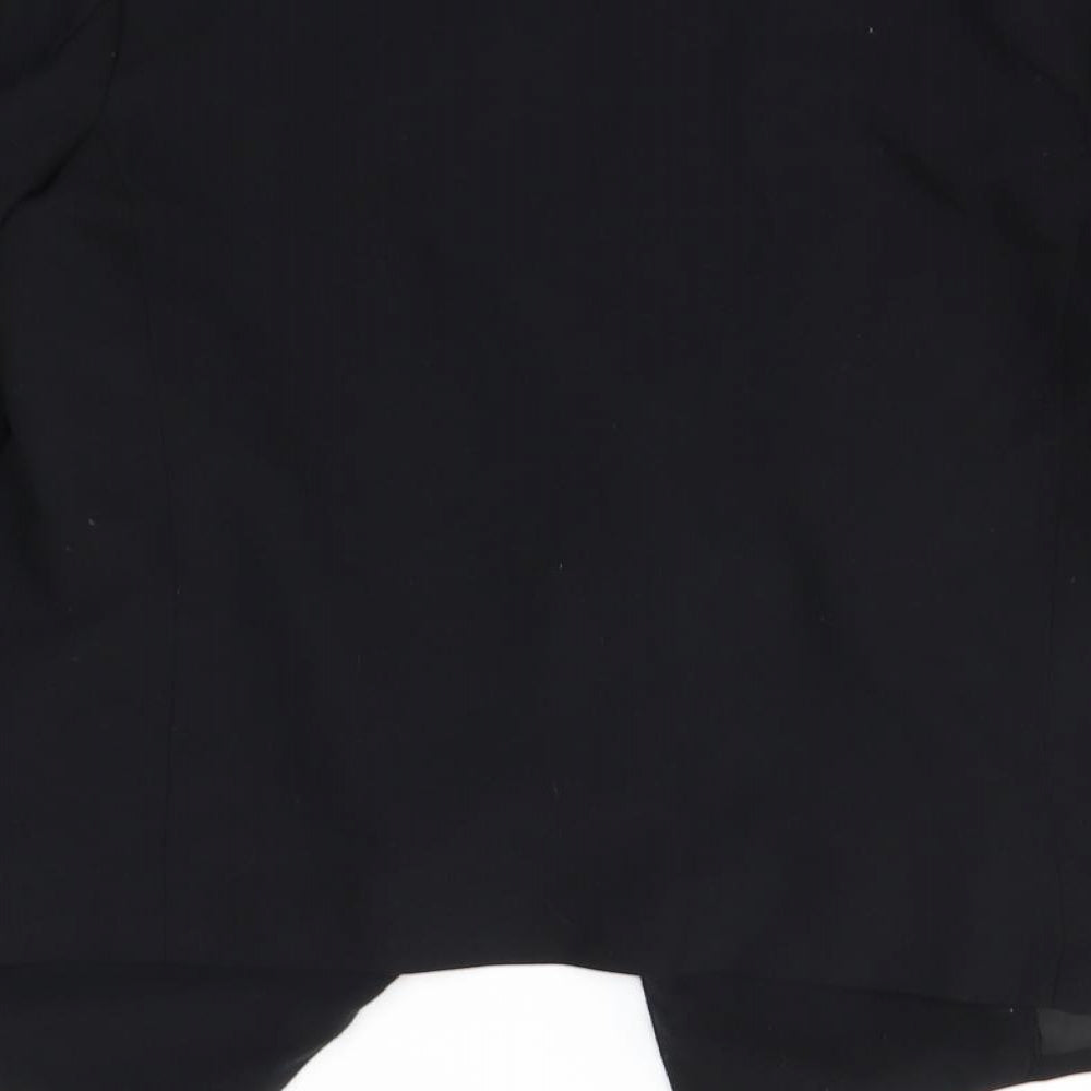 Divided Womens Black Jacket Coat Size 8