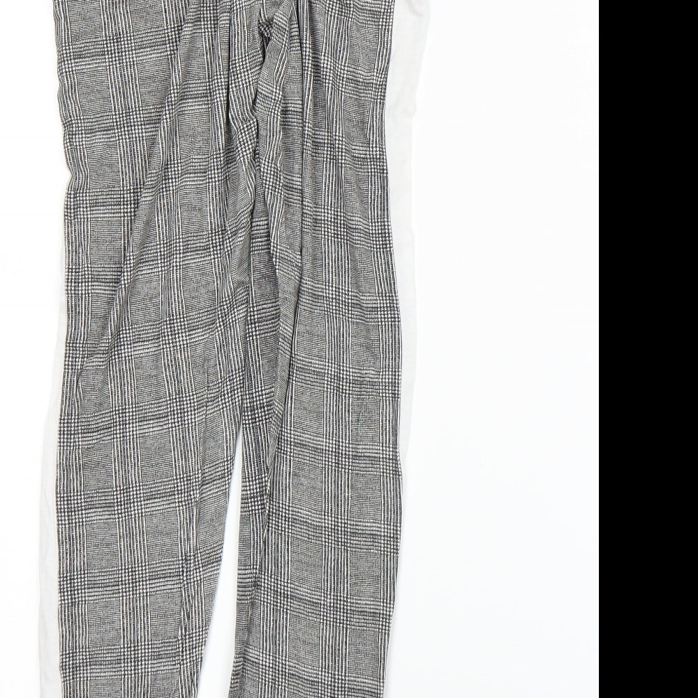 Boohoo Womens Black Trousers Size 12 L23 in