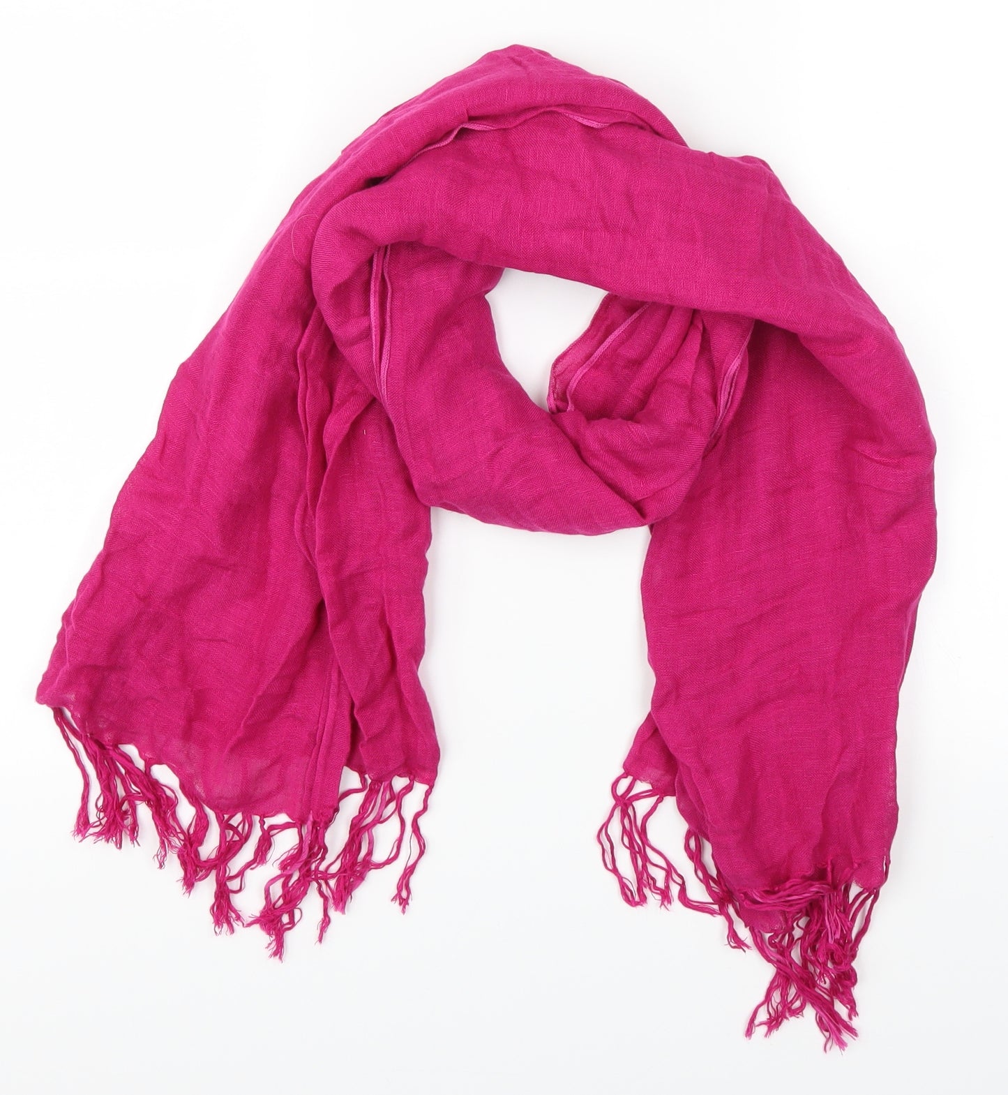 Preworn Womens Pink Scarf