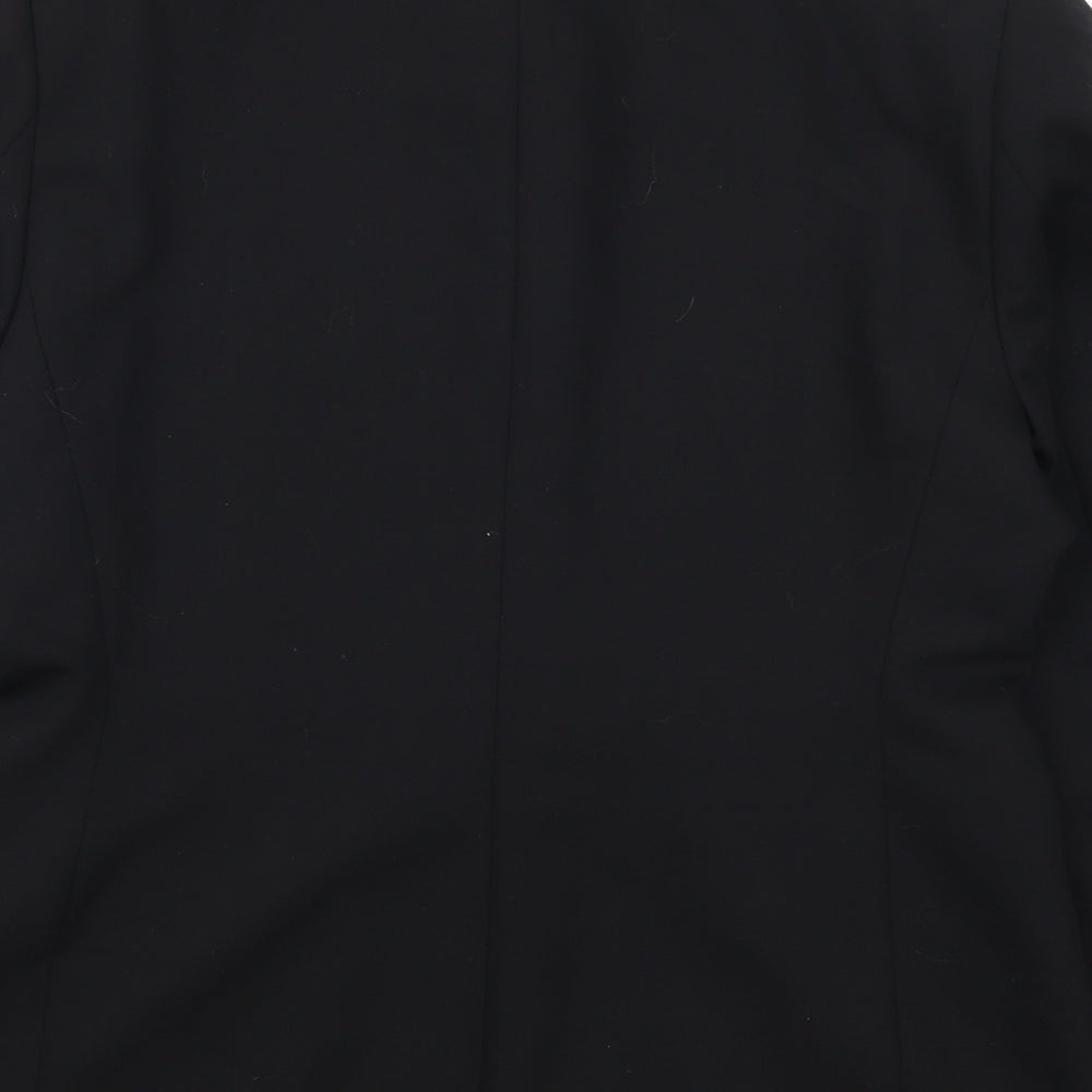 Preworn Womens Black Jacket Suit Jacket Size 14