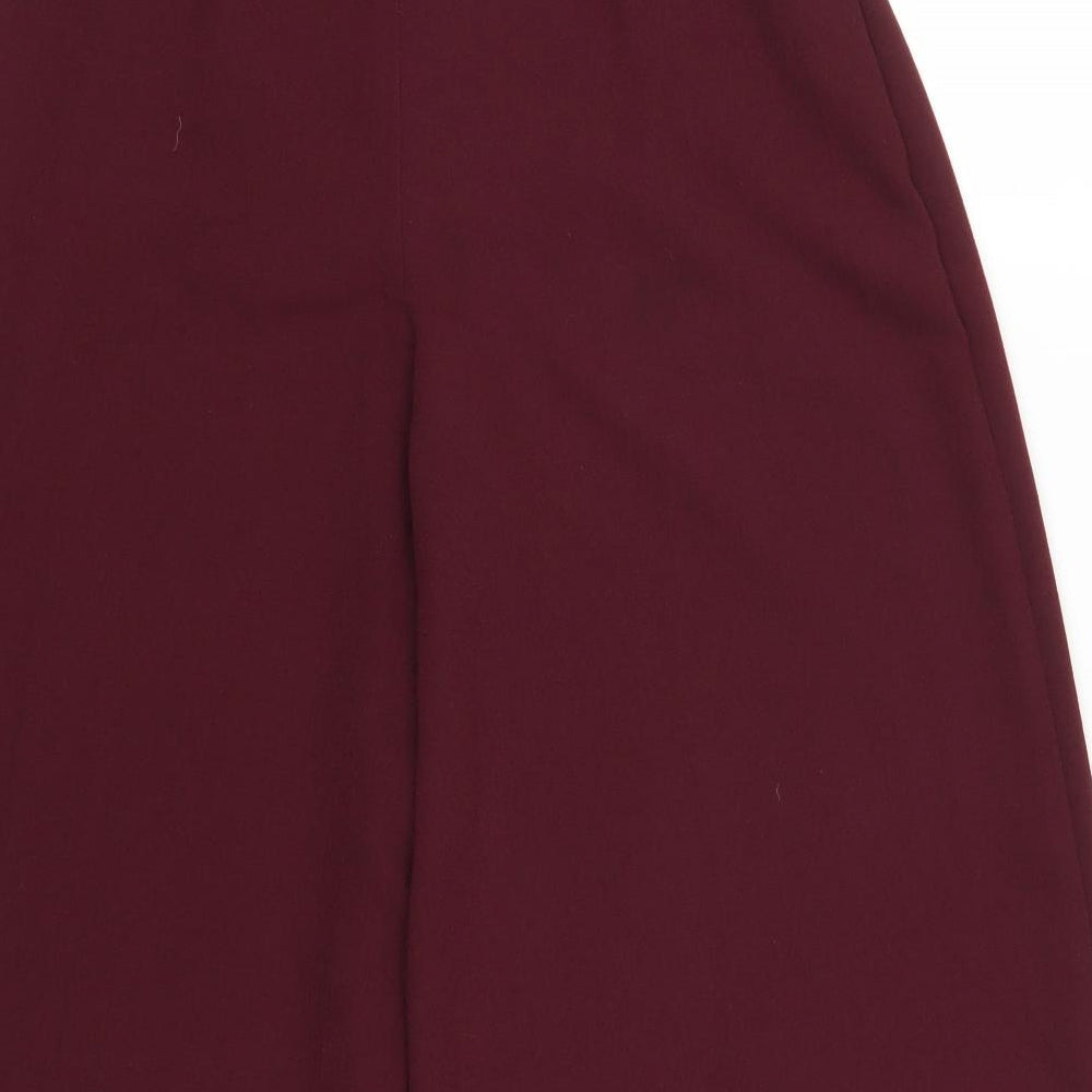 George Womens Purple Cropped Trousers Size 8 L20 in - Plum