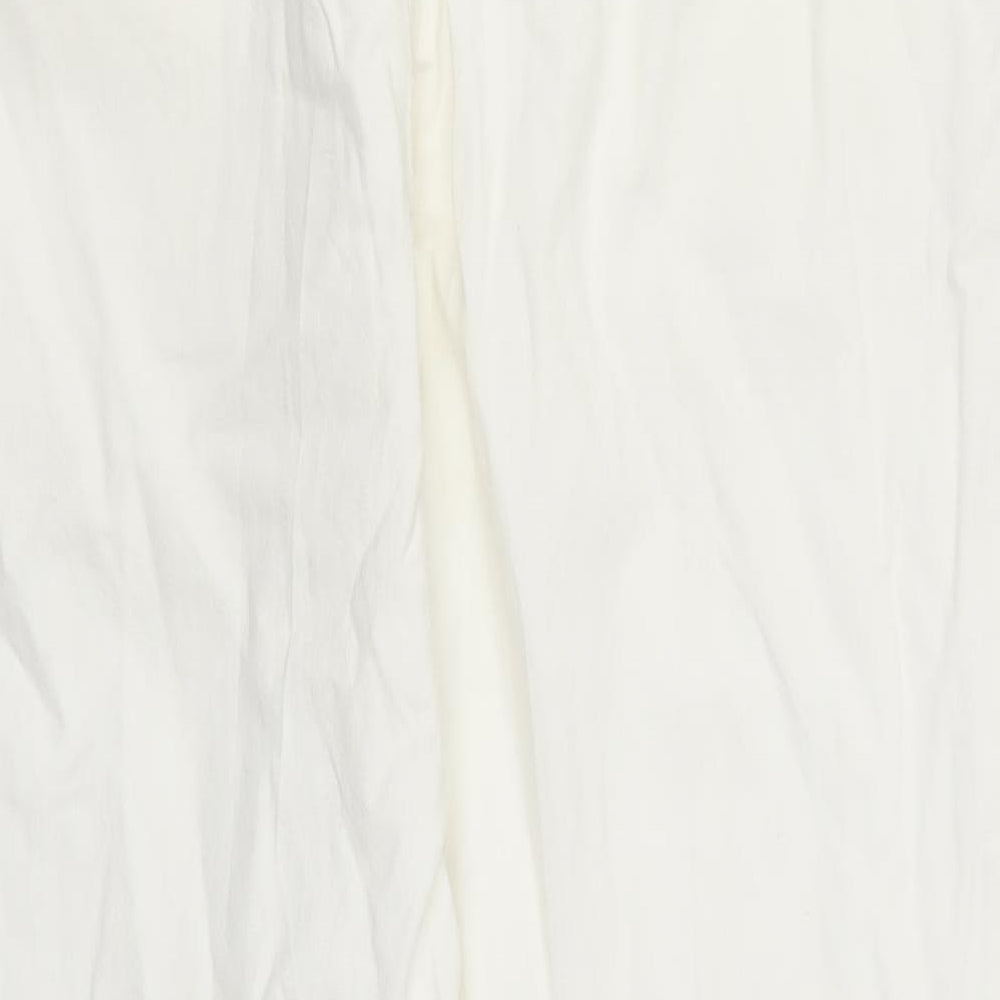 Preworn Womens White Trousers Size 32 in L28 in