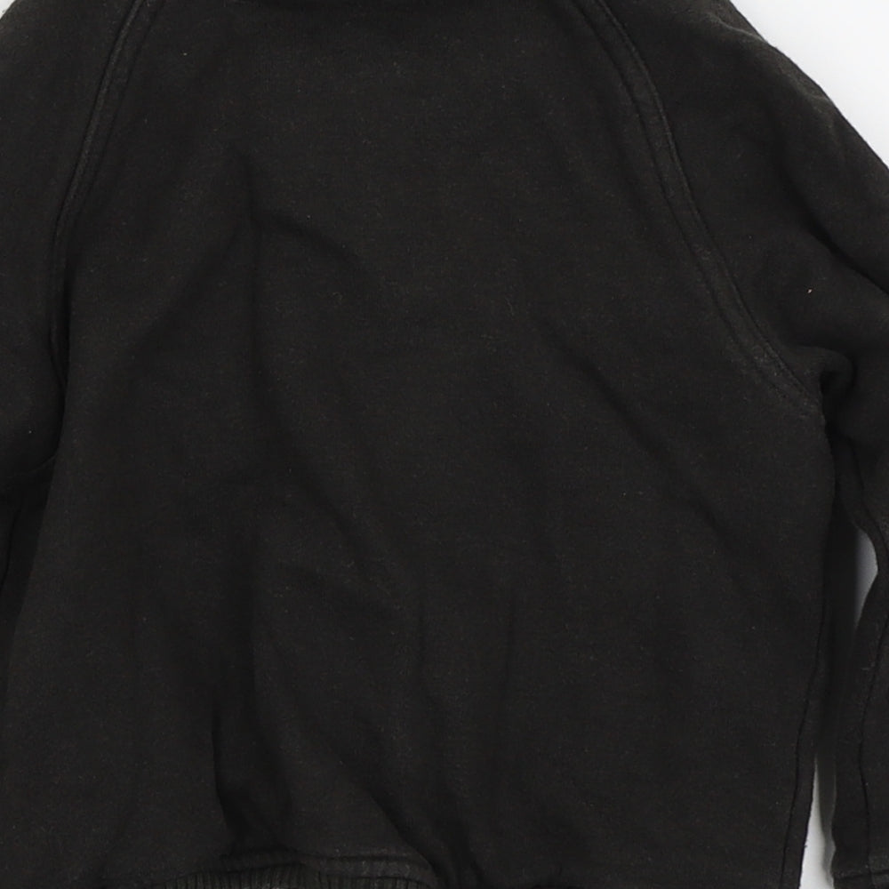 worwear & co Boys Black Pullover Jumper Size 18-24 Months - button up jackets