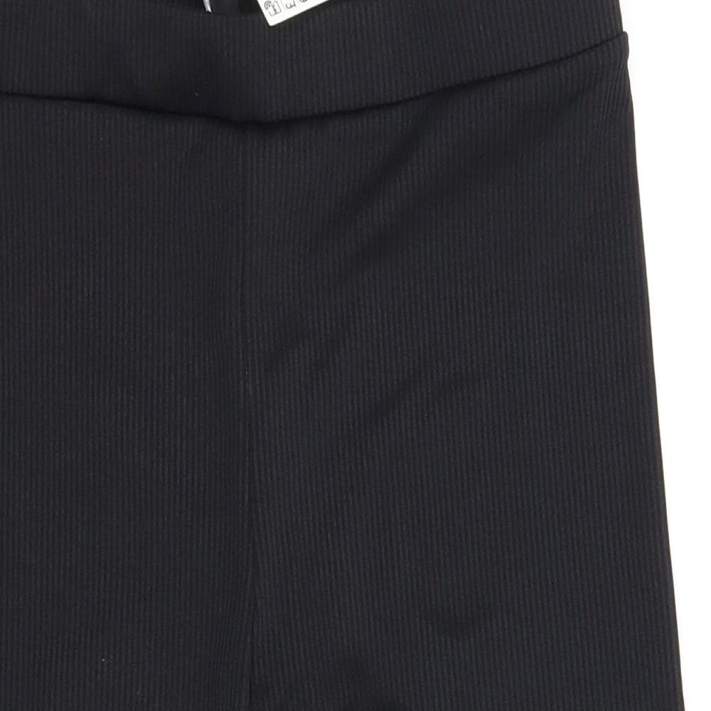 H&M Womens Black Bermuda Shorts Size M