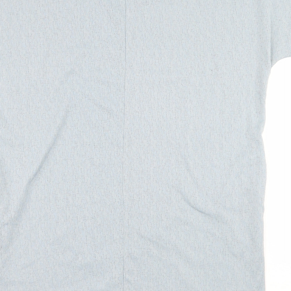 QED London Womens Blue Jersey T-Shirt Dress Size S
