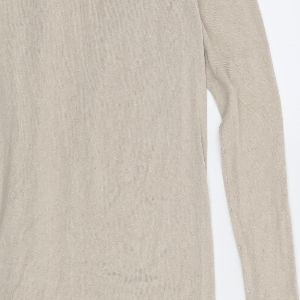 TU Womens Beige Cardigan Jumper Size M