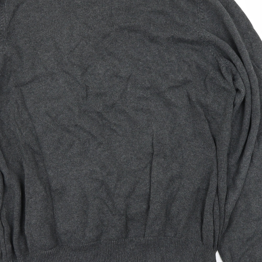 Marks and Spencer Mens Grey Pullover Jumper Size L
