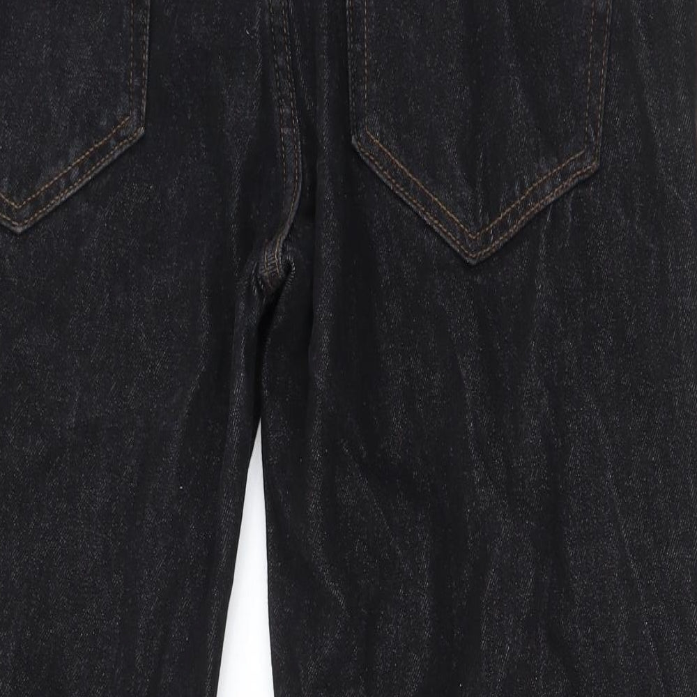 Preworn Womens Black Straight Jeans Size 36 in L27 in