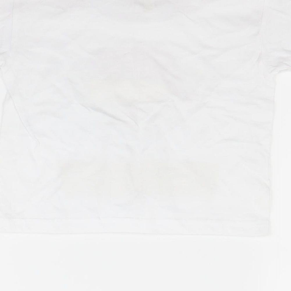 B&C Girls White Basic T-Shirt Size 2 Years