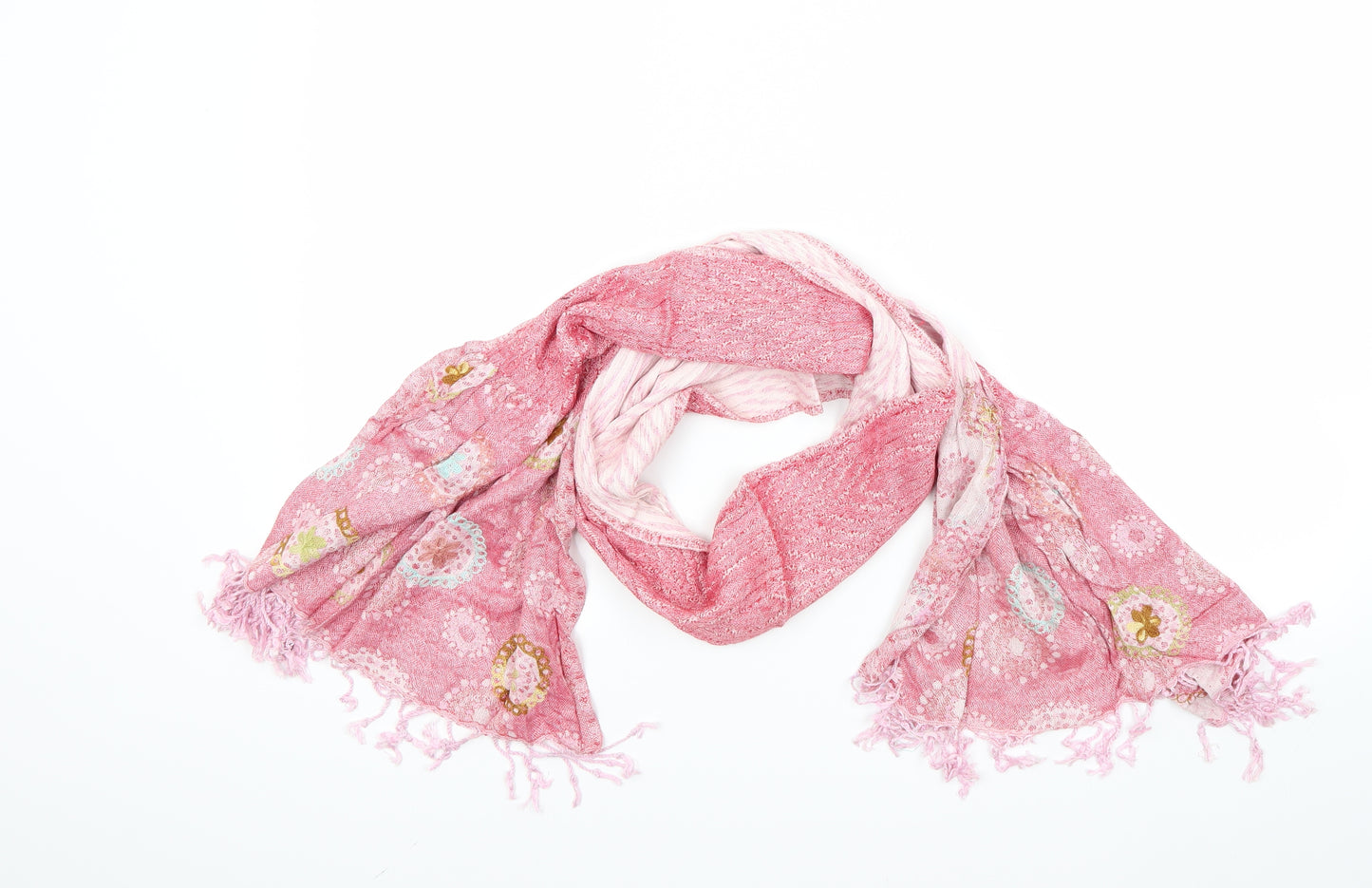 Preworn Womens Red Scarf
