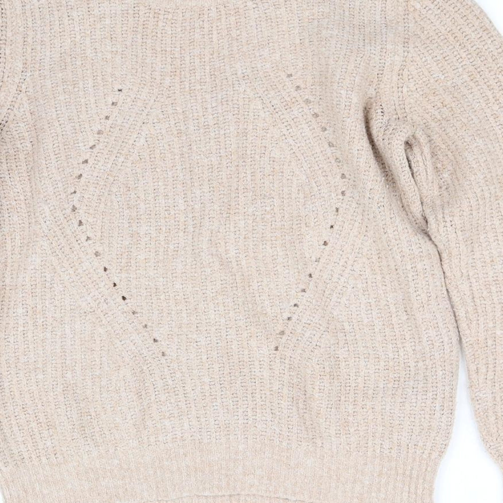 Primark Womens Beige Pullover Jumper Size M