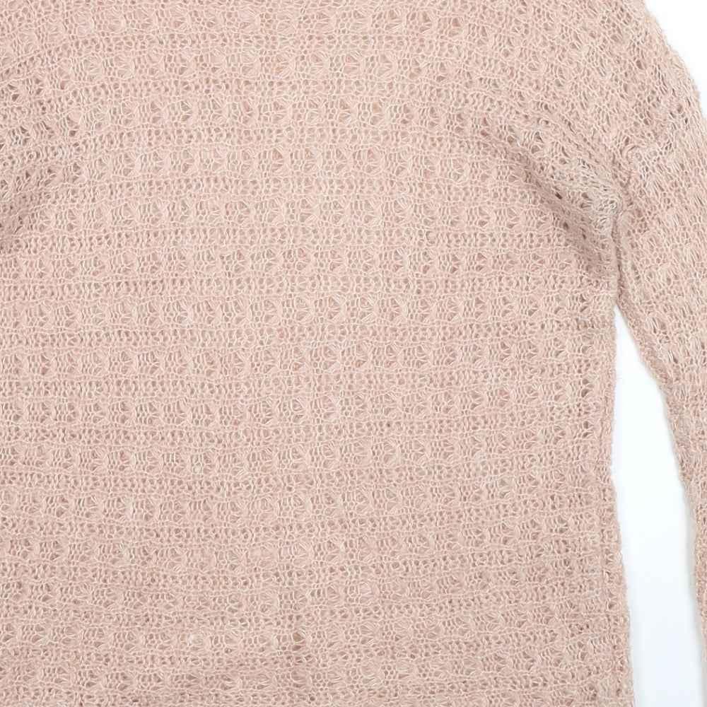 Atmosphere Womens Pink Knit Pullover Jumper Size 8
