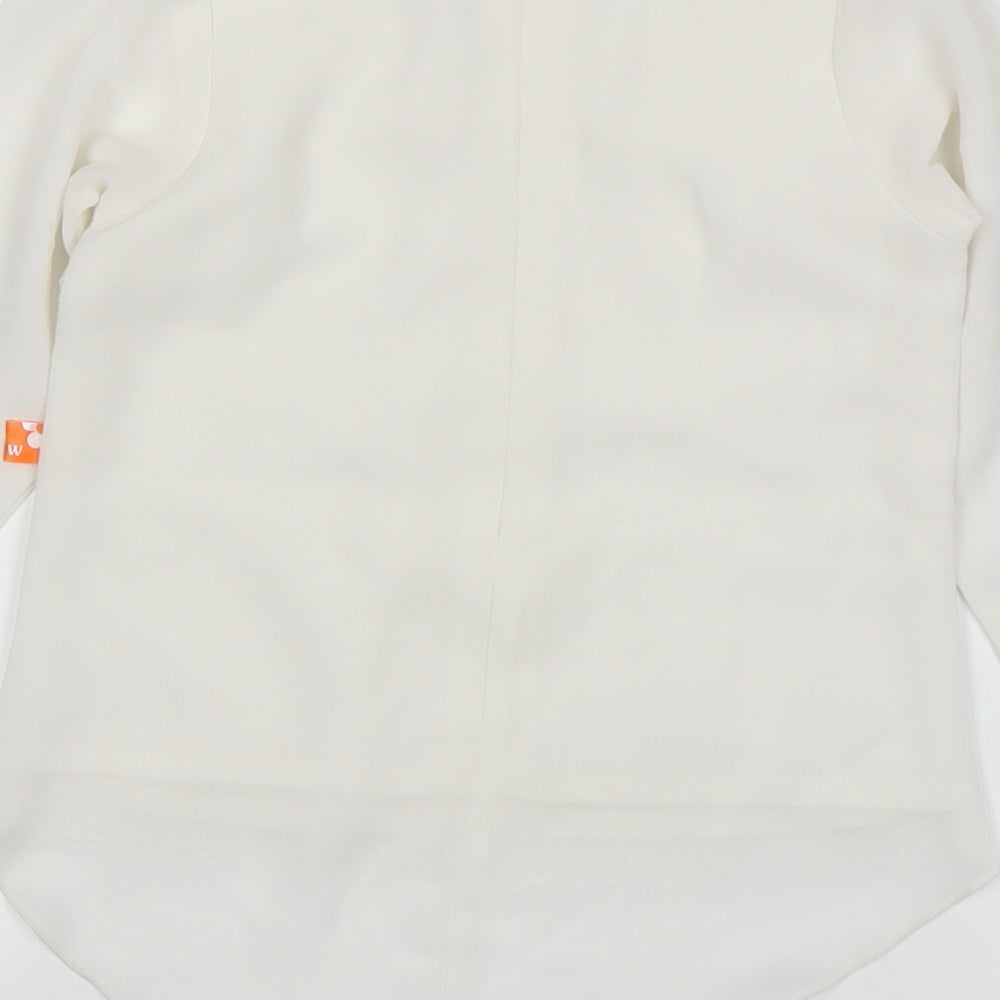 Winner Girls White Basic T-Shirt Size 6 Years