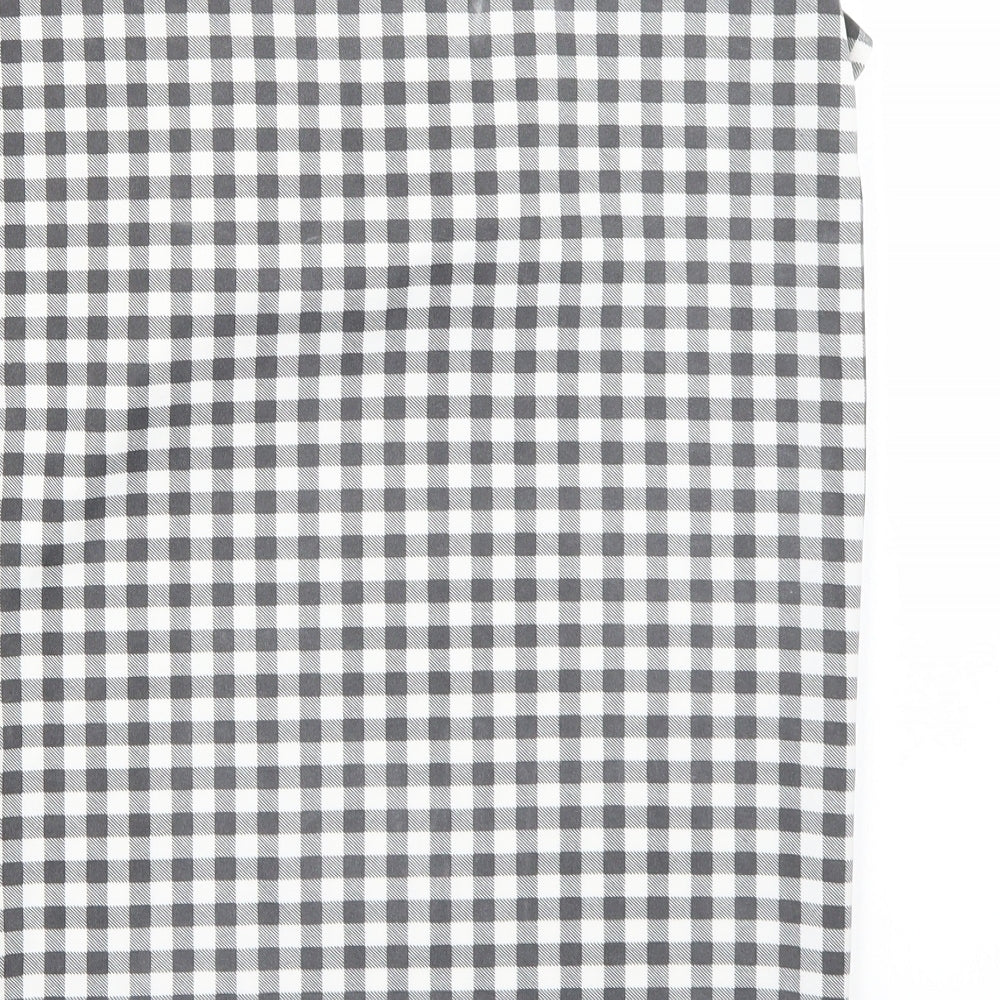 Dorothy Perkins Womens Black Houndstooth Straight & Pencil Skirt Size 12