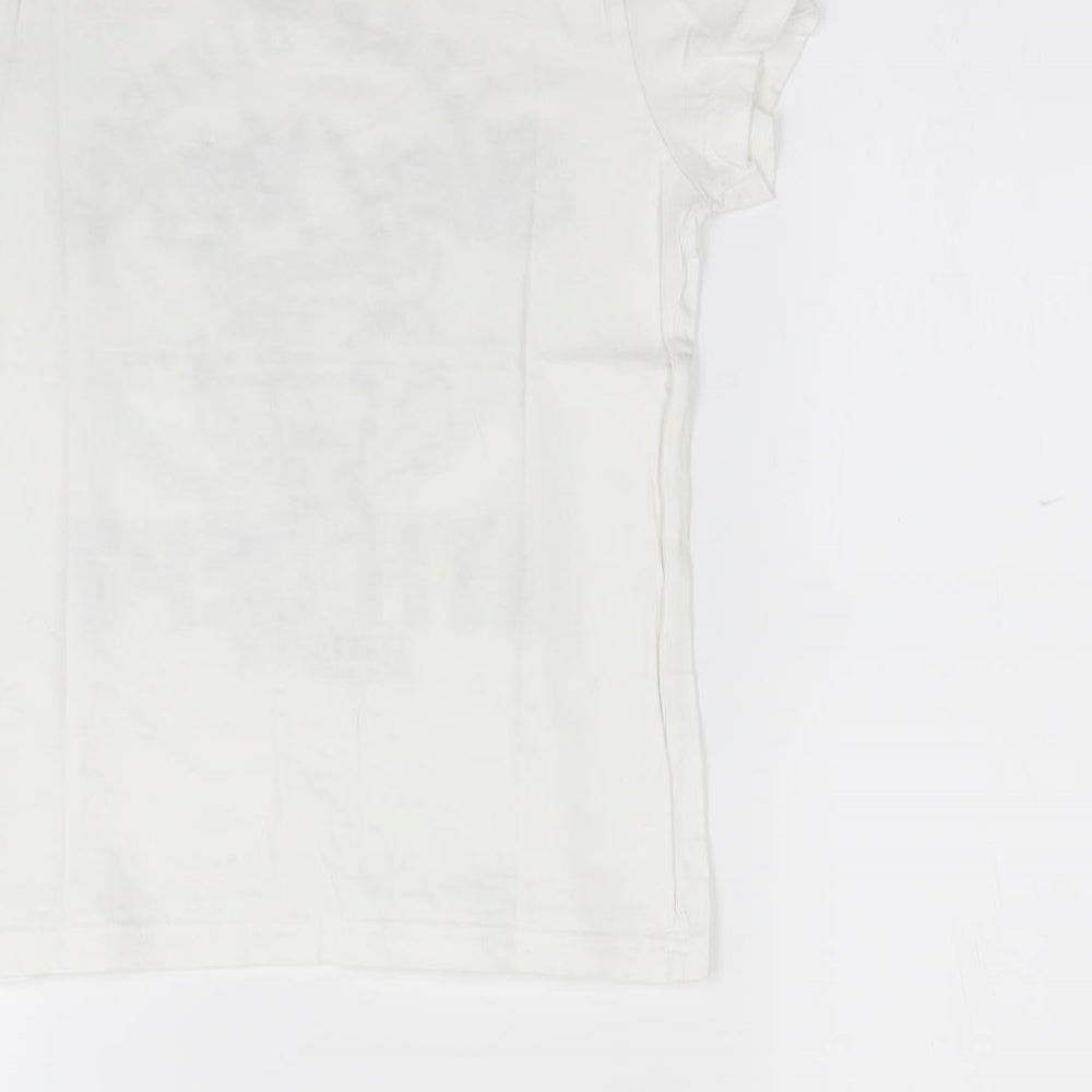Urban Department Boys White Basic T-Shirt Size 8 Years