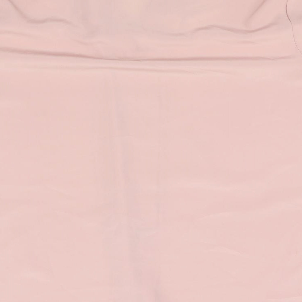 design Womens Pink Basic Button-Up Size 22