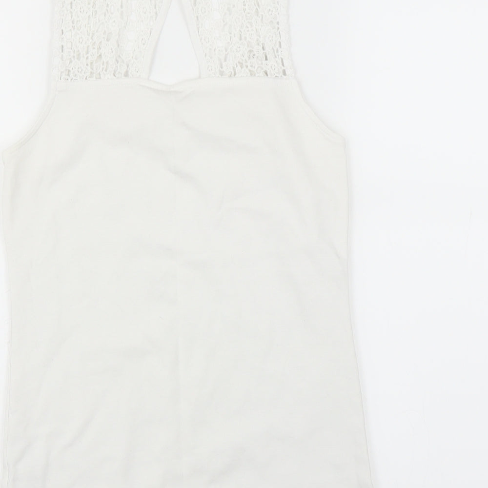 Sainsburys Womens White Basic T-Shirt Size 14