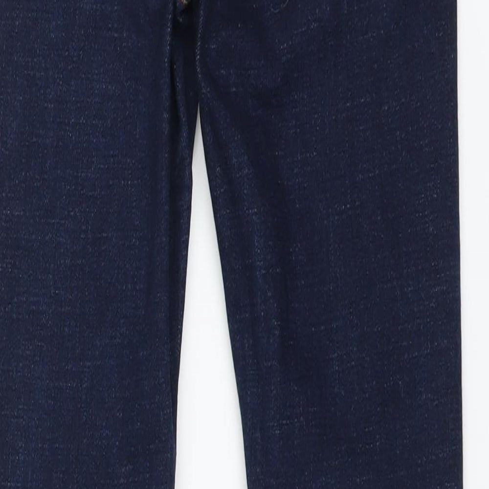 Stradivarius Womens Blue Denim Skinny Jeans Size 4 L27 in - super high waist