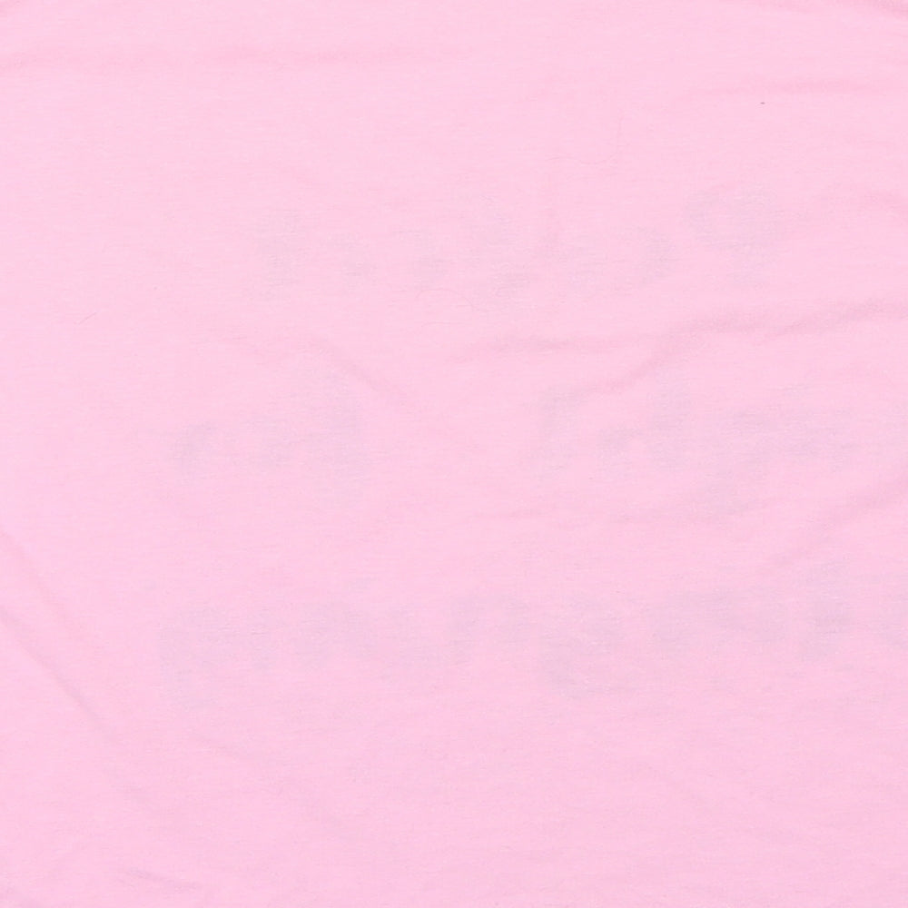 Adore Womens Pink Geometric Top Pyjama Top Size S